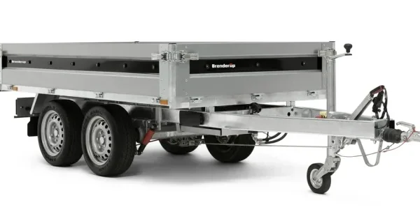 Benne de 2,50 m / 2500 kg pompe électrique brenderup