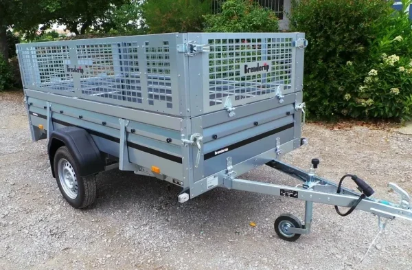 Remorque 2,60 m avec grille BRENDERUP